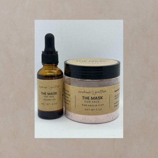 The Mask for Face - Pink Kaolin Clay Kit