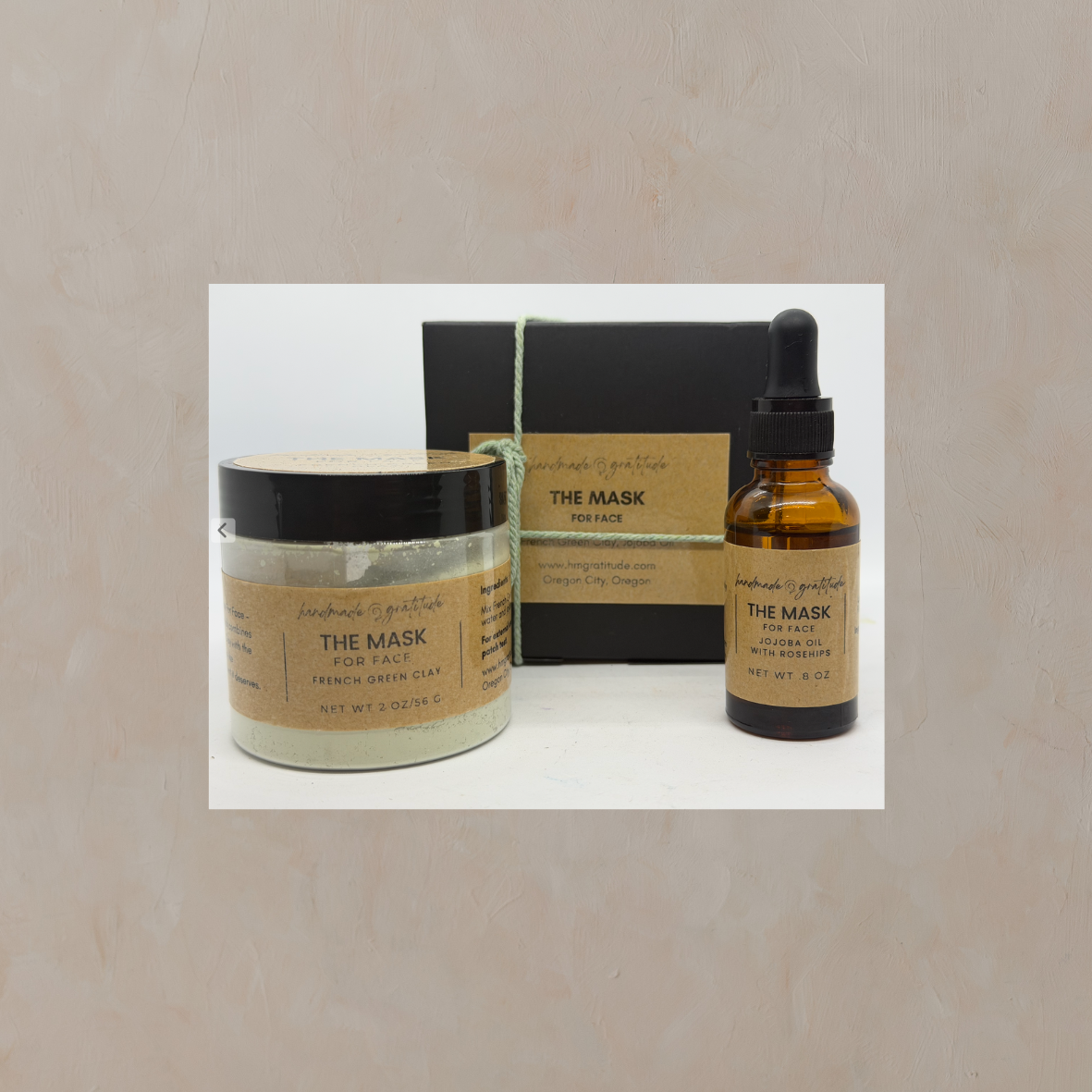 The Mask For Face  - French Green Clay Kit