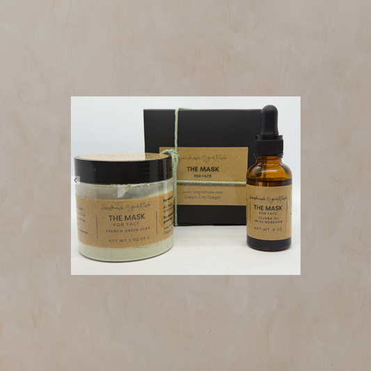 The Mask For Face  - French Green Clay Kit
